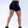 Women High Waist Yoga Shorts Seamless Butt Lifting Pants Lady Workout Shorts High Stretch Athletic Running Gym