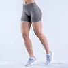 Women High Waist Yoga Shorts Seamless Butt Lifting Pants Lady Workout Shorts High Stretch Athletic Running Gym