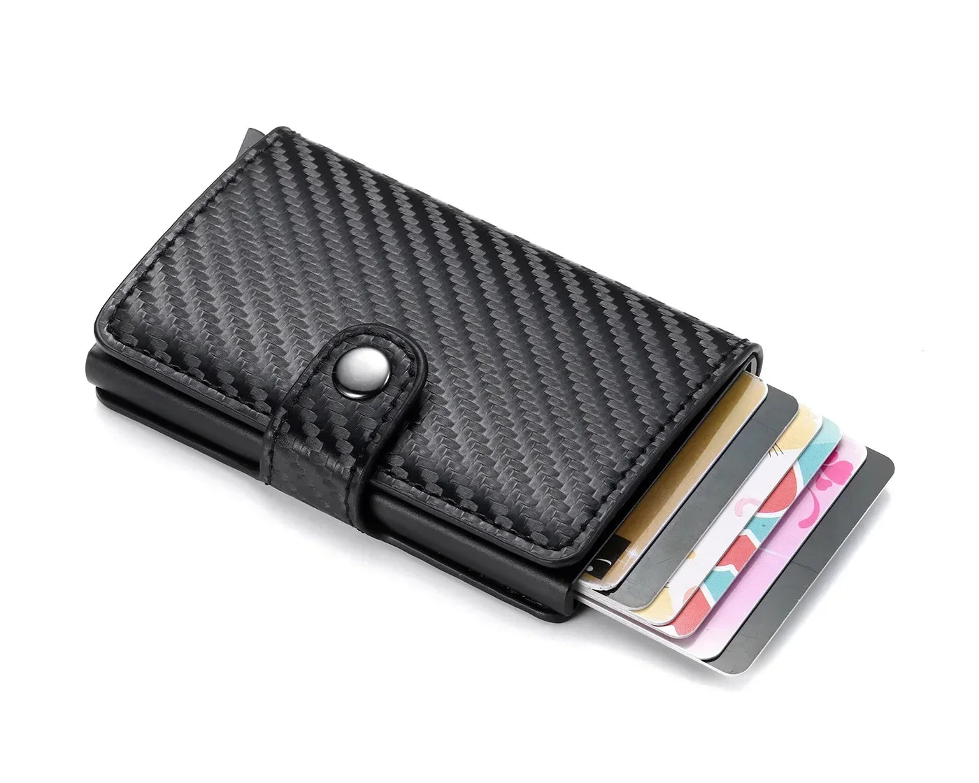 Rfid Credit Card Holder Men Wallets Luxury Small Smart Wallet Metal Business Mini Cardholder Case Women Minimalist Walet for Men