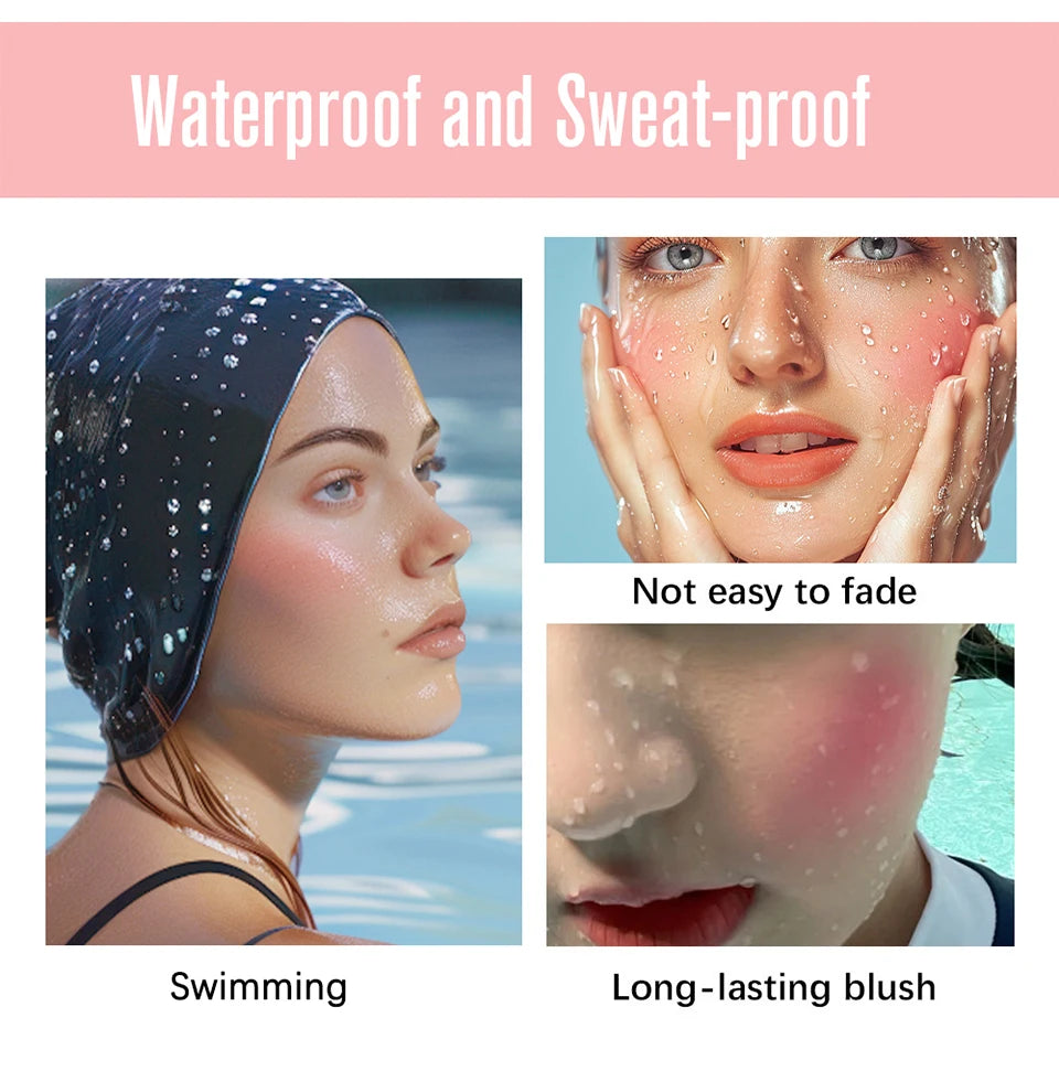 Bronzer Blush Highlights Palette&Brush Makeup Contour Sticks Cosmetics Contouring for Face Shading Palette Powder