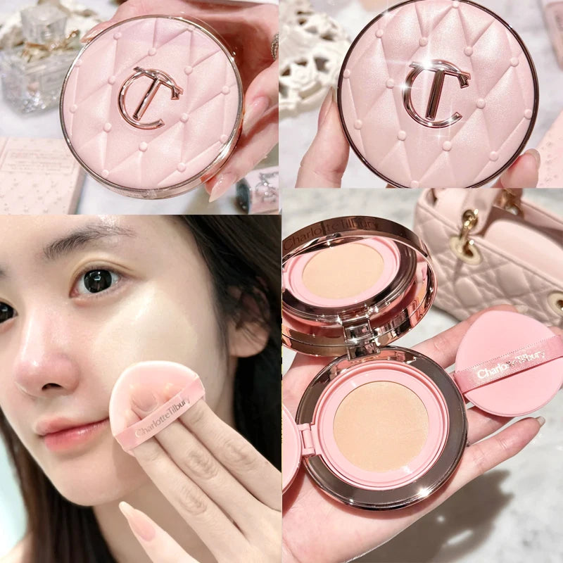 Charlotte Tilbury CT Base Makeup Cushion By The Pillow Long-lasting Concealer Smooth Snug Light and Hydrating Foundation Cushion