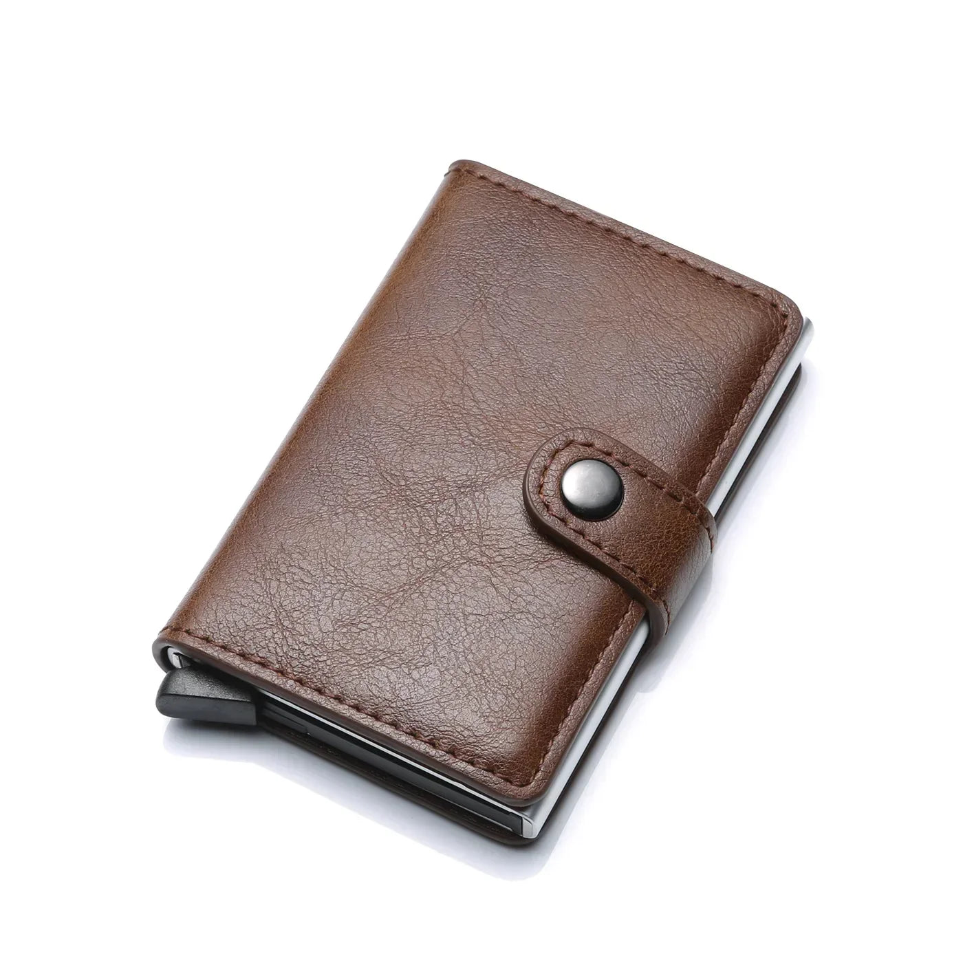 Rfid Credit Card Holder Men Wallets Luxury Small Smart Wallet Metal Business Mini Cardholder Case Women Minimalist Walet for Men