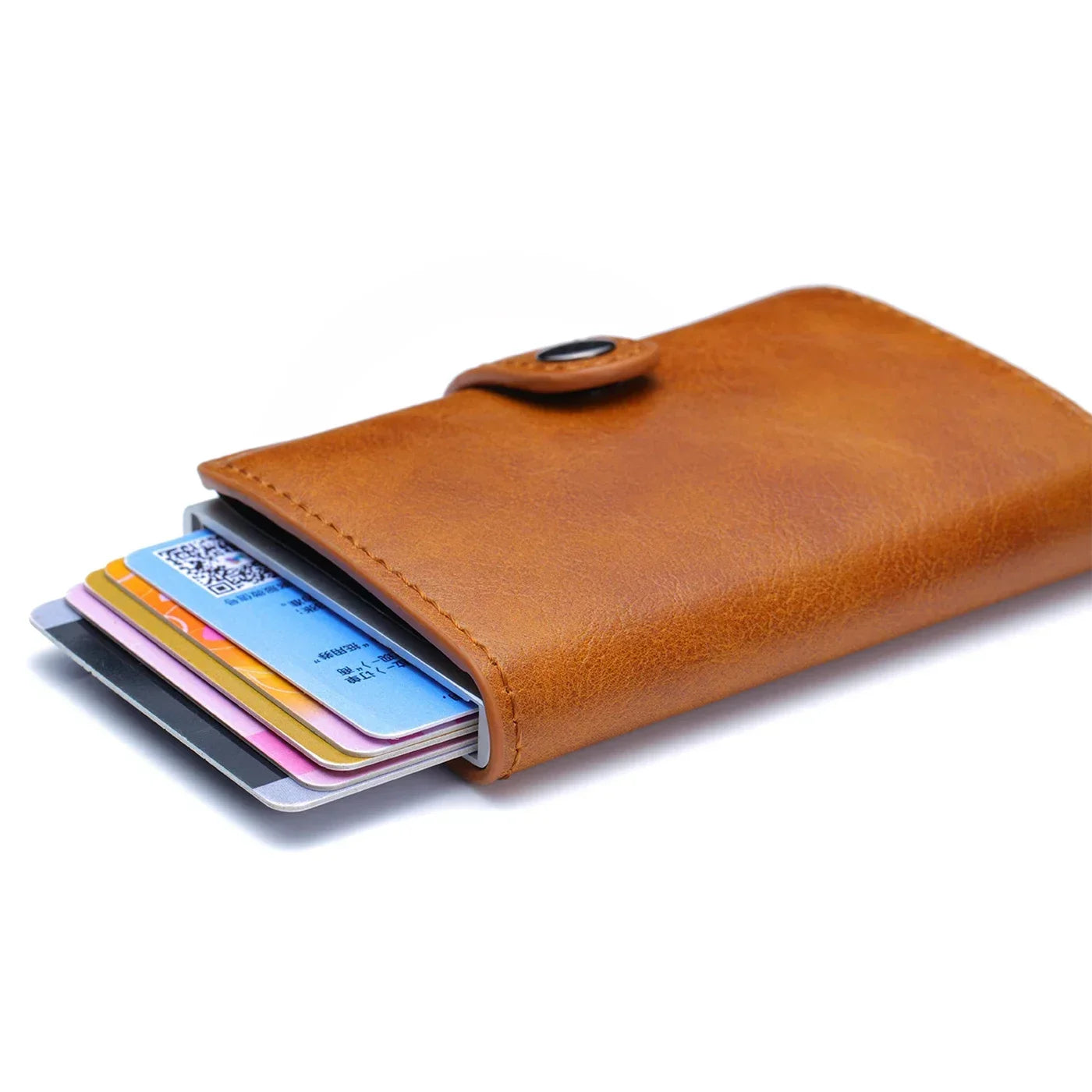 Rfid Credit Card Holder Men Wallets Luxury Small Smart Wallet Metal Business Mini Cardholder Case Women Minimalist Walet for Men