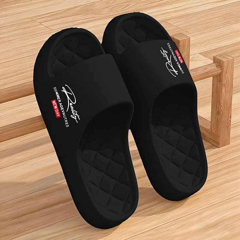 Cloud-like Softness, EVA Comfortable Lightweight Slippers,Suitable for Home and Outdoor,Unisex Couple Two-tone, Simple Bathroom
