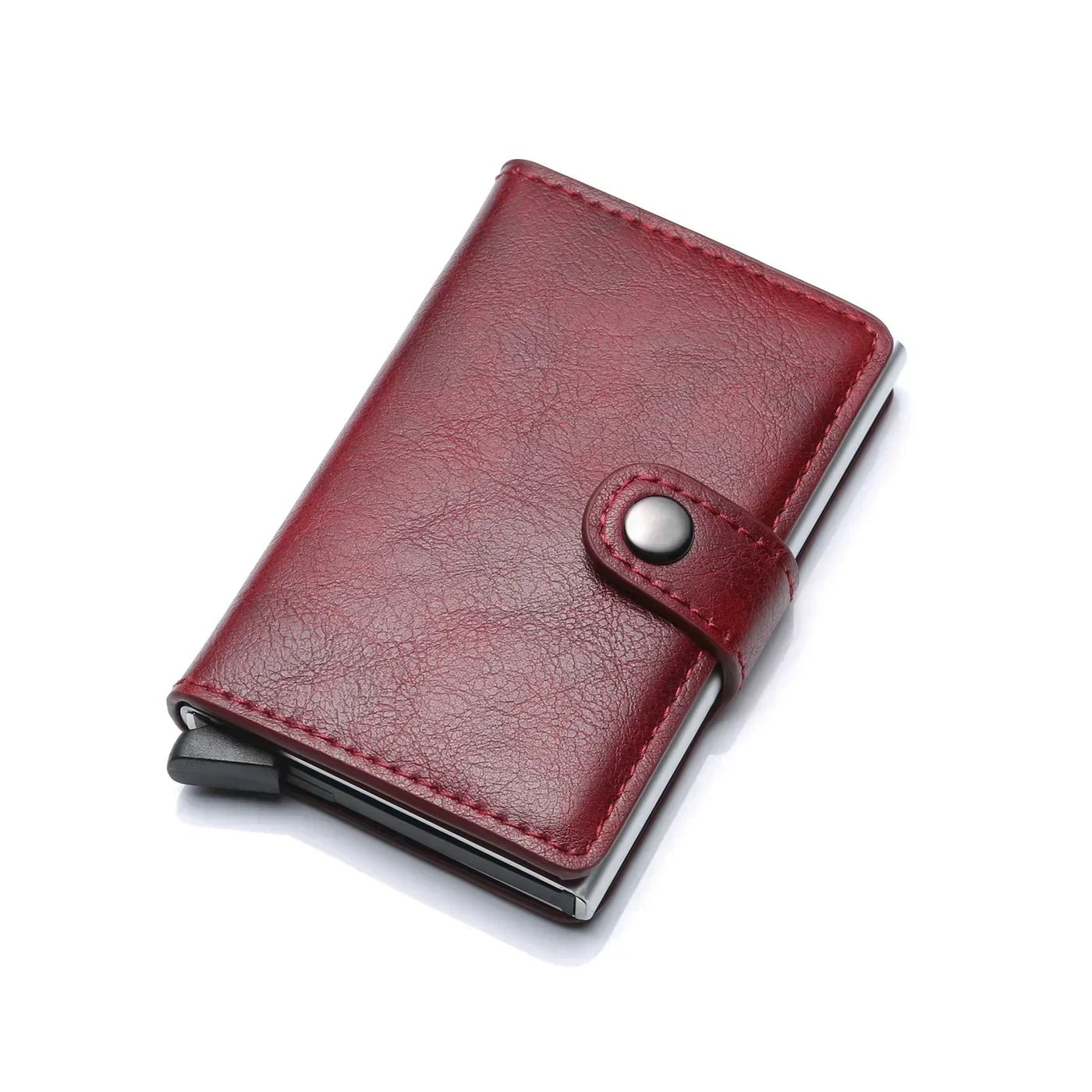 Rfid Credit Card Holder Men Wallets Luxury Small Smart Wallet Metal Business Mini Cardholder Case Women Minimalist Walet for Men