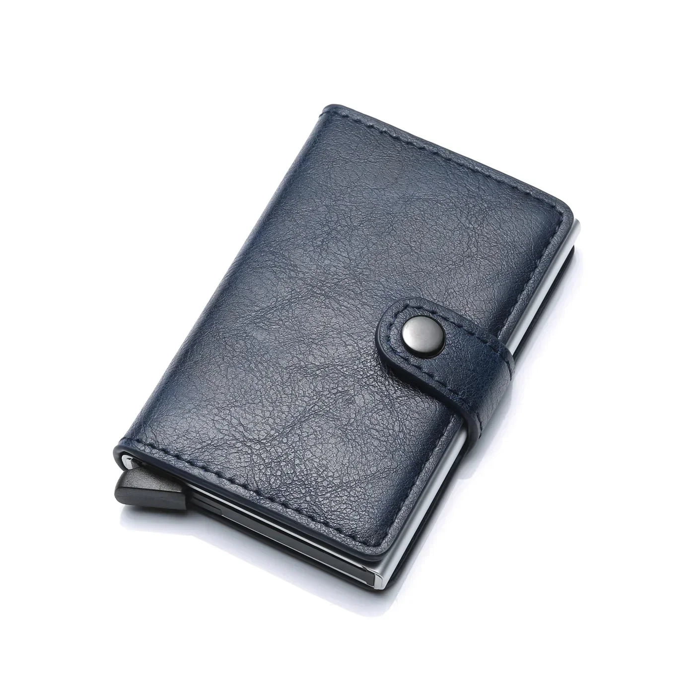 Rfid Credit Card Holder Men Wallets Luxury Small Smart Wallet Metal Business Mini Cardholder Case Women Minimalist Walet for Men