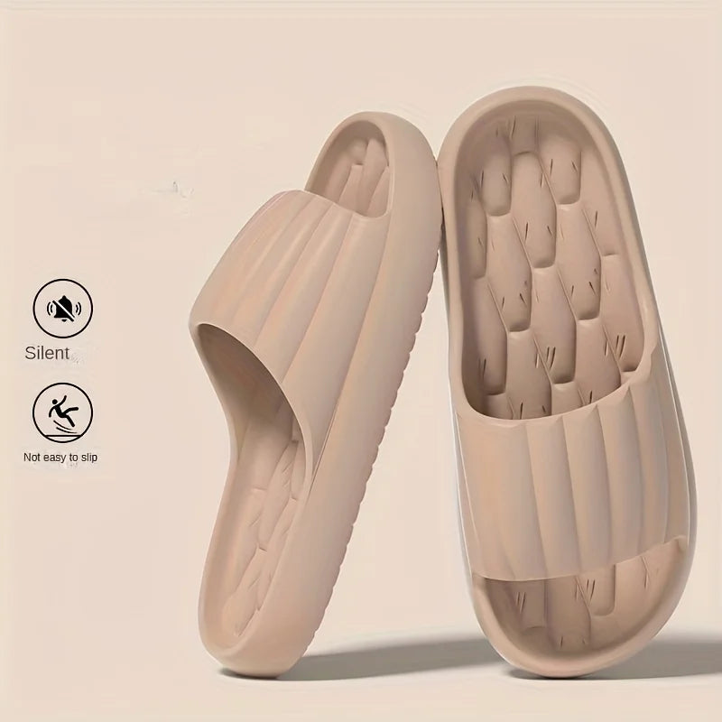 Slippers Women's EVA Slide Slippers - Soft Comfortable Non-Slip Indoor/Outdoor House Shoes， Washable All-Season Design