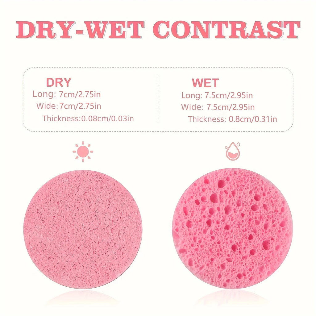 10/30pcs Compressed Facial Sponges SPA Face Cleaning Sponge Makeup Removal Exfoliating Pads for Cosmetologists Skin Massage Tool