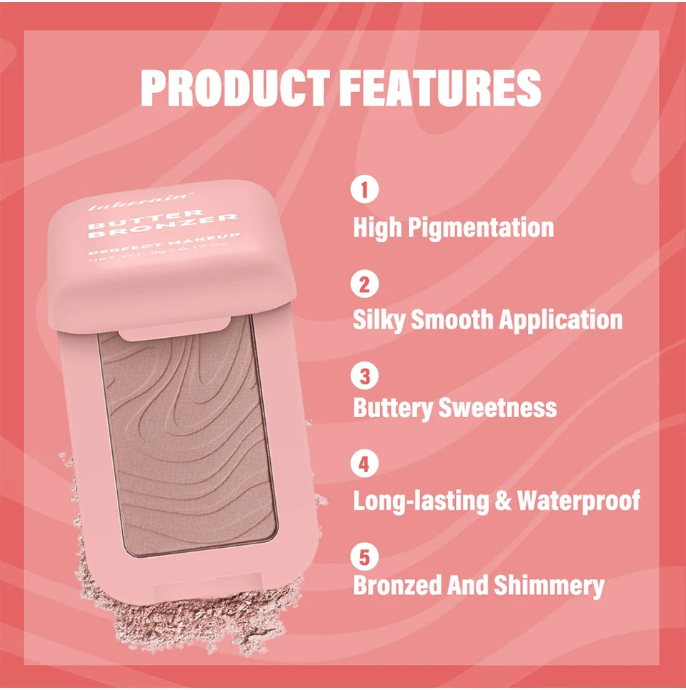 Bronzer Blush Highlights Palette&Brush Makeup Contour Sticks Cosmetics Contouring for Face Shading Palette Powder