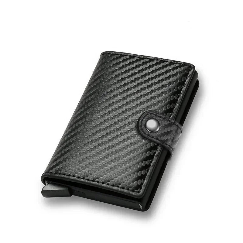 Rfid Credit Card Holder Men Wallets Luxury Small Smart Wallet Metal Business Mini Cardholder Case Women Minimalist Walet for Men